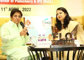 The first-ever woman IPS officer of India, Kiran Bedi, addresses FLO members on Policing, Politics and Playing Fair