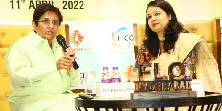 The first-ever woman IPS officer of India, Kiran Bedi, addresses FLO members on Policing, Politics and Playing Fair