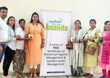 “Lyvefresh ANANDA” is India’s first National Network of NGO’s promoting better menstrual hygiene across India
