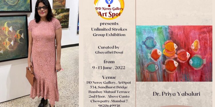 Renowned Artist Dr Priya Yabaluri Exhibits her Paintings