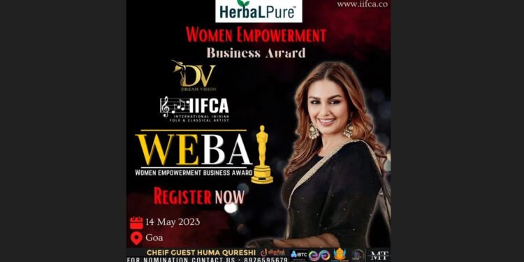 Herbal Pure Women Empowerment Business Award 2023 to be Presented by Dream Vision