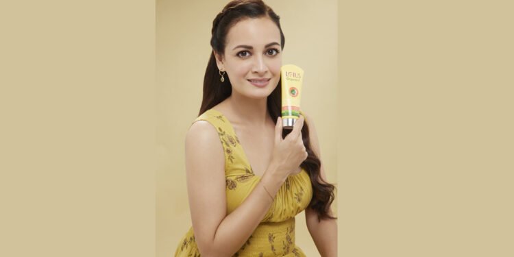 Dia Mirza, Lotus Organics+ Sun Care Campaign, premium organic beauty brand, Lotus Organics+, mineral based sun care range, Lotus Organics+ Suncare range