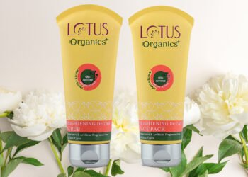 Organic Skincare brand, Lotus Organics+, De-Tan range, De-Tan Face Pack, De-Tan Scrub,