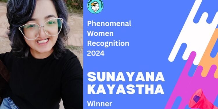 Sunayana Kayastha (Jasmine Of December) gets Phenomenal Women Recognition for her contribution to Literature