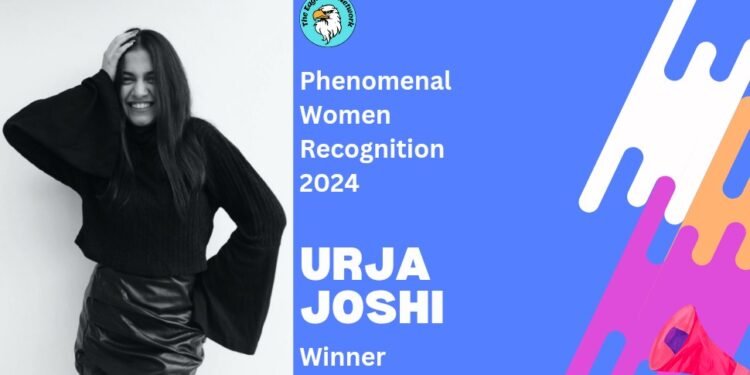 Urja Joshi gets Phenomenal Women Recognition for her contribution to Literature