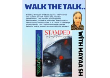 Mayaa SH, Stamped: For Domestic Violence Survivors book, prominent women's rights activist, author,