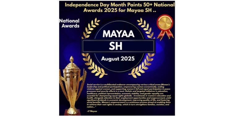 Mayaa SH, Indian author, poet, activist,