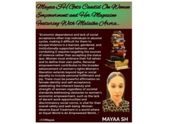 Mayaa SH, Women Empowerment,