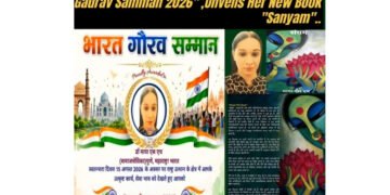 Mayaa SH Bags Yet Another National “Bharat Gaurav Samman 2026” , Unveils Her New Book “Sanyam”